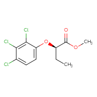 Chemical structure of methyl (2R)-2-(2,3,4-trichlorophenoxy)butanoate - CSSB00138410753
