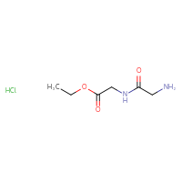 Chemical structure of ethyl 2-(2-aminoacetamido)acetate hydrochloride - CSSB00000119333