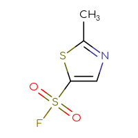 Chemical structure of 2-methyl-1,3-thiazole-5-sulfonyl fluoride - CSSB00023773630