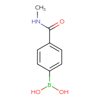 Chemical structure of [4-(methylcarbamoyl)phenyl]boronic acid - CSSB00000040641
