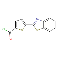 Chemical structure of 5-(1,3-benzothiazol-2-yl)thiophene-2-carbonyl chloride - CSSB00015202382