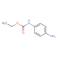 Chemical structure of ethyl N-(4-aminophenyl)carbamate - CSSB00011206606