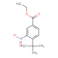 Chemical structure of ethyl 4-tert-butyl-3-nitrobenzoate - CSSB00103154890