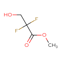 Chemical structure of methyl 2,2-difluoro-3-hydroxypropanoate - CSSB00010978884
