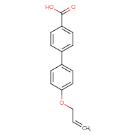 Chemical structure of 4'-(prop-2-en-1-yloxy)-[1,1'-biphenyl]-4-carboxylic acid - CSSB21253043117