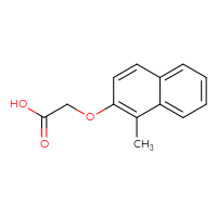 Chemical structure of 2-[(1-methylnaphthalen-2-yl)oxy]acetic acid - CSSB00010380808