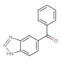 Chemical structure of 5-benzoyl-1H-1,2,3-benzotriazole - CSSB20538597443
