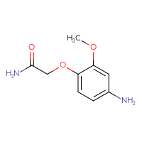 Chemical structure of 2-(4-amino-2-methoxyphenoxy)acetamide - CSSB00011611392