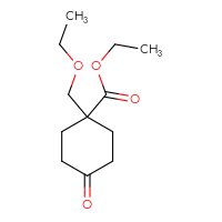 Chemical structure of ethyl 1-(ethoxymethyl)-4-oxocyclohexane-1-carboxylate - CSSB06655107947