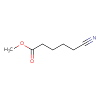 Chemical structure of methyl 5-cyanopentanoate - CSSB00000073639