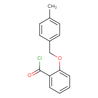 Chemical structure of 2-[(4-methylphenyl)methoxy]benzoyl chloride - CSSB00020597083