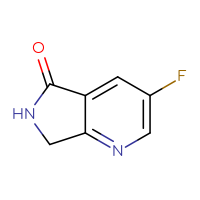 Chemical structure of 3-fluoro-5H,6H,7H-pyrrolo[3,4-b]pyridin-5-one - CSSB00009872881