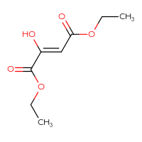 Chemical structure of 1,4-diethyl (2Z)-2-hydroxybut-2-enedioate - CSSB00020625507
