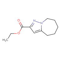 Chemical structure of ethyl 4H,5H,6H,7H,8H-pyrazolo[1,5-a]azepine-2-carboxylate - CSSB00048475758
