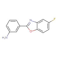 Chemical structure of 3-(5-fluoro-1,3-benzoxazol-2-yl)aniline - CSSB00001215102