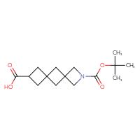 Chemical structure of 2-[(tert-butoxy)carbonyl]-2-azadispiro[3.1.3⁶.1⁴]decane-8-carboxylic acid - CSSB02127040574
