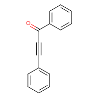 Chemical structure of diphenylprop-2-yn-1-one - CSSB00009993825