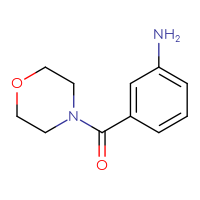 Chemical structure of 3-(morpholine-4-carbonyl)aniline - CSSB00000216203