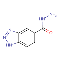 Chemical structure of 1H-1,2,3-benzotriazole-5-carbohydrazide - CSSB00011196069