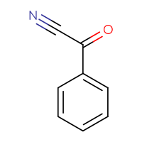 Chemical structure of benzoyl cyanide - CSSB00000738267