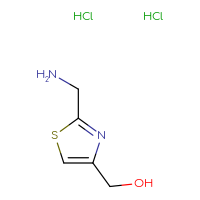 Chemical structure of [2-(aminomethyl)-1,3-thiazol-4-yl]methanol dihydrochloride - CSSB00000703939