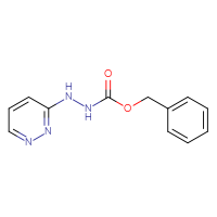 Chemical structure of N'-(pyridazin-3-yl)(benzyloxy)carbohydrazide - CSSB21332336123