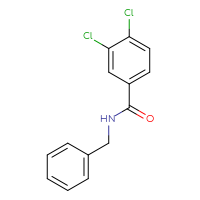 Chemical structure of N-benzyl-3,4-dichlorobenzamide - CSSB00000153154