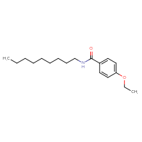 Chemical structure of 4-ethoxy-N-nonylbenzamide - CSSB00132844611