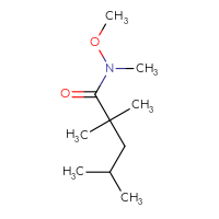 Chemical structure of N-methoxy-N,2,2,4-tetramethylpentanamide - CSSB00017386039