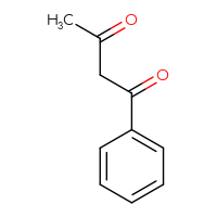 Chemical structure of 1-phenylbutane-1,3-dione - CSSB00000210654
