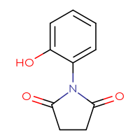 Chemical structure of 1-(2-hydroxyphenyl)pyrrolidine-2,5-dione - CSSB00000014966