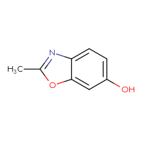 Chemical structure of 2-methyl-1,3-benzoxazol-6-ol - CSSB00000116946