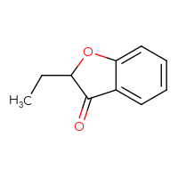 Chemical structure of 2-ethyl-2,3-dihydro-1-benzofuran-3-one - CSSB00012123114