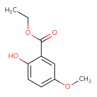 Chemical structure of ethyl 2-hydroxy-5-methoxybenzoate - CSSB00011212540