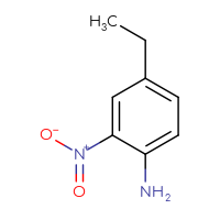 Chemical structure of 4-ethyl-2-nitroaniline - CSSB00012180705