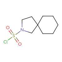 Chemical structure of 2-azaspiro[4.5]decane-2-sulfonyl chloride - CSSB00014688425