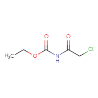 Chemical structure of ethyl N-(2-chloroacetyl)carbamate - CSSB00000010344