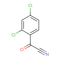 Chemical structure of 2,4-dichlorobenzoyl cyanide - CSSB00010877888