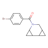 Chemical structure of 5-(4-bromobenzoyl)-5-azatricyclo[5.1.0.0²,⁴]octane - CSSB02156583681