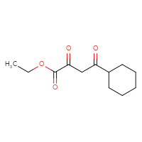 Chemical structure of ethyl 4-cyclohexyl-2,4-dioxobutanoate - CSSB00011242582