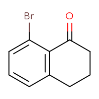 Chemical structure of 8-bromo-1,2,3,4-tetrahydronaphthalen-1-one - CSSB00009816782