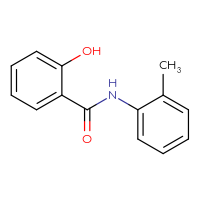 Chemical structure of 2-hydroxy-N-(2-methylphenyl)benzamide - CSSB00000596282