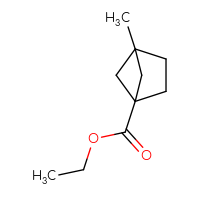 Chemical structure of ethyl 4-methylbicyclo[2.1.1]hexane-1-carboxylate - CSSB06807568504