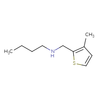 Chemical structure of butyl[(3-methylthiophen-2-yl)methyl]amine - CSSB00000200699