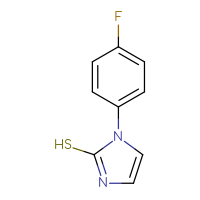 Chemical structure of 1-(4-fluorophenyl)-1H-imidazole-2-thiol - CSSB00011253767