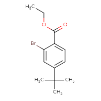 Chemical structure of ethyl 2-bromo-4-tert-butylbenzoate - CSSB06595167316