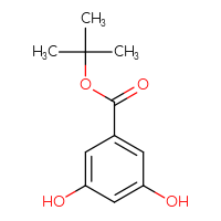 Chemical structure of tert-butyl 3,5-dihydroxybenzoate - CSSB00012362403
