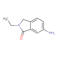 Chemical structure of 6-amino-2-ethyl-2,3-dihydro-1H-isoindol-1-one - CSSB00012178766