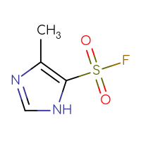 Chemical structure of 4-methyl-1H-imidazole-5-sulfonyl fluoride - CSSB00103132336