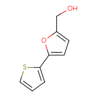 Chemical structure of [5-(thiophen-2-yl)furan-2-yl]methanol - CSSB00009875200